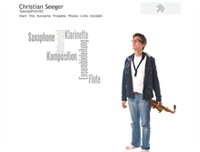 Tablet Screenshot of christianseeger.com
